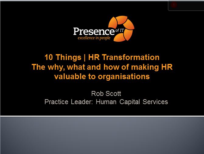 click to launch  10 things hr